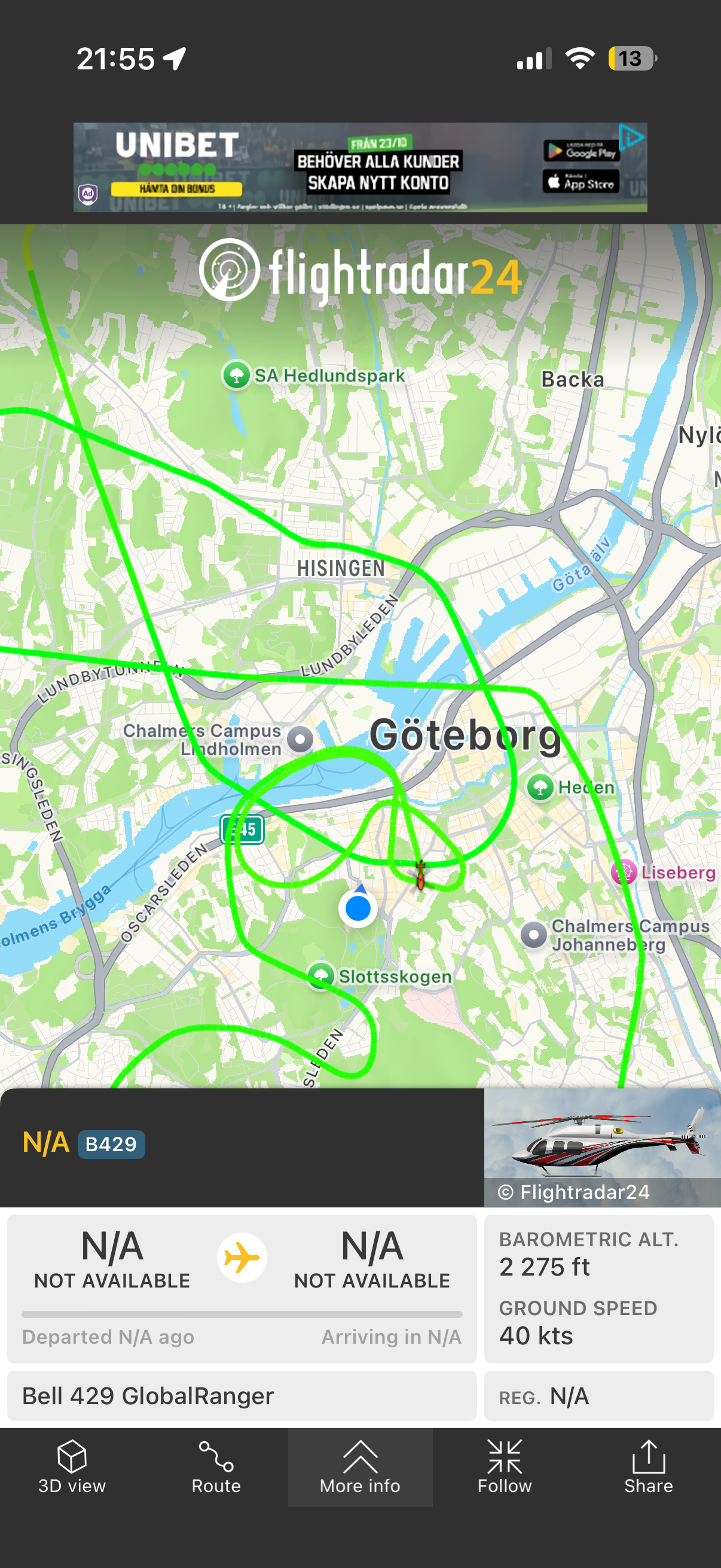 Vem är det som okynnesflyger över stan?