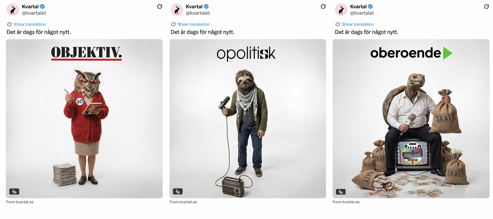 Objektiv | Opolitiskt | Oberoende : Sverige