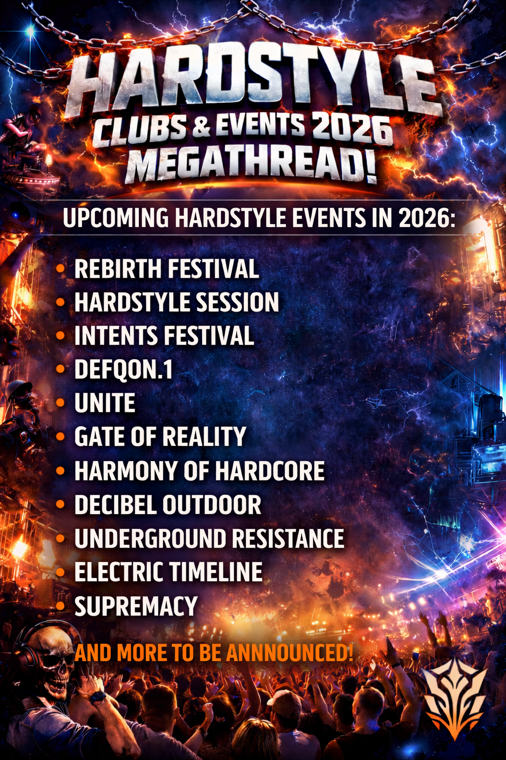 Hardstyle clubs and events 2026 megathread!